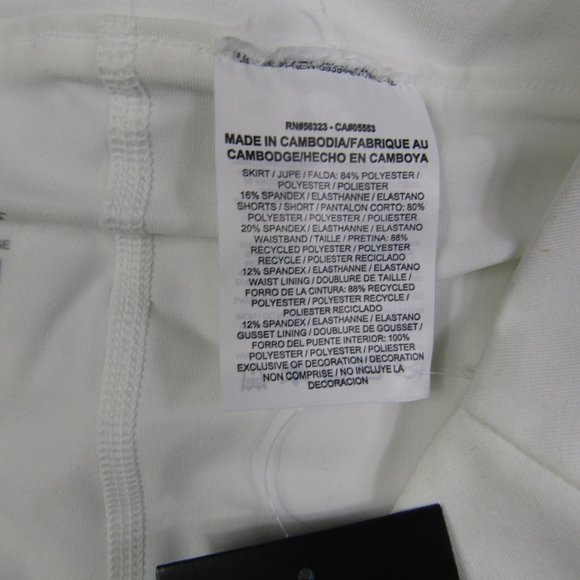 Nike Dri Fit NWT Large White Tennis Skort Skirt Athletic Sports - Picture 3 of 7